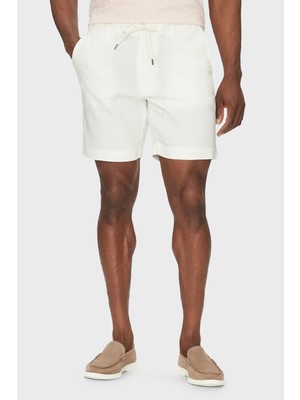 Boss Streç Keten Karışımlı Regular Fit Normal Bel Short Erkek Short 50538016 100