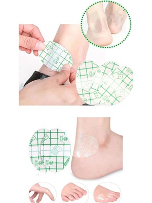 10 Adet Şeffaf Ayakkabı Topuk Koruyucu Vurma Bandı Sürtünme Önleyici Su Geçirmez Şeffaf Bant