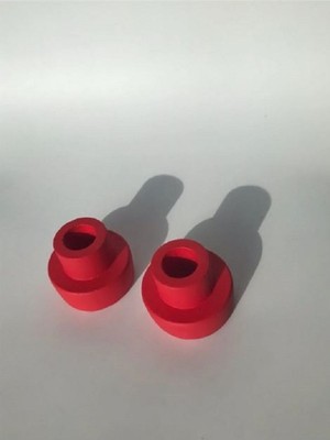 Blanj 2'li Step Kırmzıı Şamdan Mumluk