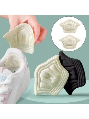 Siyah Renk 1 Çift Ayakkabı Topuk Vurma Önleyici ve Daraltma Pedi Ayakkabı Içi Koruyucu Aparat