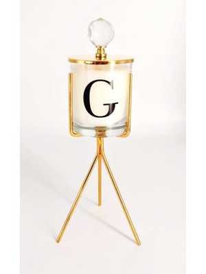 G Harfli Ayaklı Gerçek Mumluk