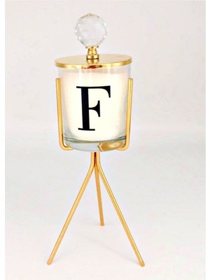 F Harfli Ayaklı Gerçek Mumluk