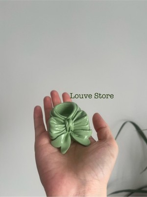 Yeşil Kurdele , Fiyonk Şeklinde Şamdan , Mumluk