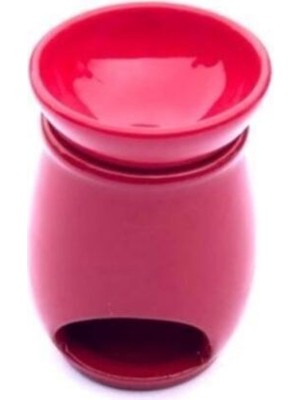 Seramik Buhurdanlık Kırmızı (8 x 12 cm )