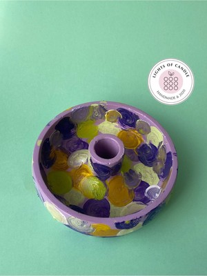 El Yapımı Şamdan Mumluk/tütsülük