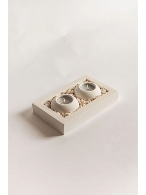 Dekoratif Ikili Tealight Mumluk