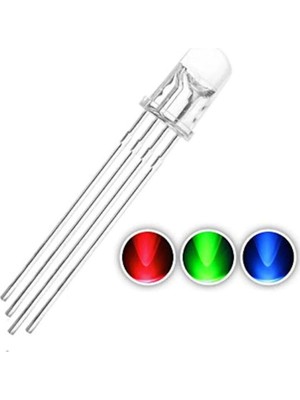 5mm Rgb LED Ortak Anot 4 Pin Multicolor Diyot Işık Lamba Light