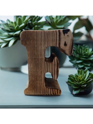 Kişiye Özel Harf Mumluk-F Harfi