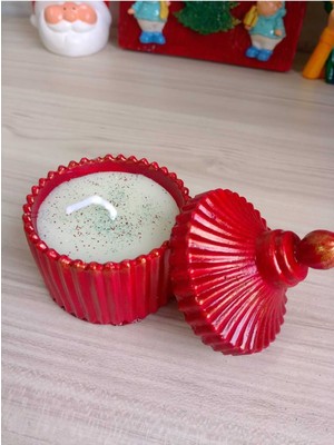 Kapaklı Mumluk Kokulu Mum