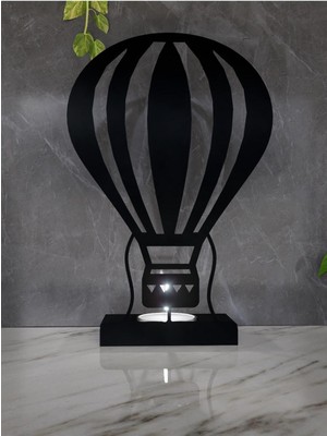 Baloon Tekli Metal Mumluk - Siyah