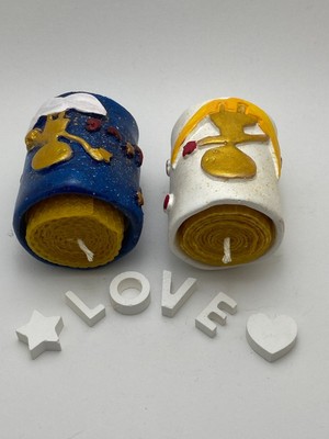 Love 2 Li Mumluk Set - Balmumu Mum Hediyeli