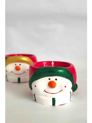 Teknotrust Kardan Adam Mumluk El Emeği, Doğal Soya Mumu Döküm (1 Adet)