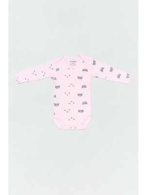 Ayıcık Baskılı Unisex Çocuk Zıbın