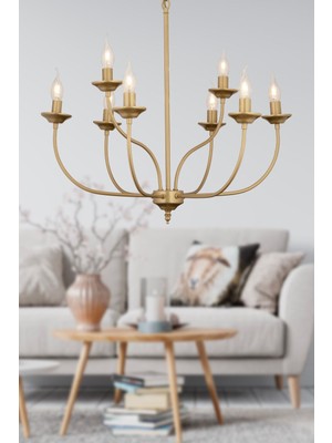 Teknotrust Ariane 8li Eskitme Modern Yatak Odası Büyük Salon Avize