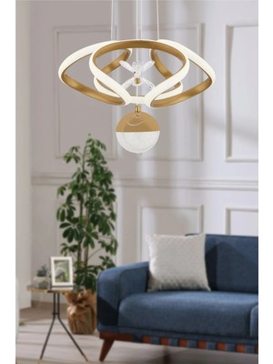 Teknotrust LED Avize 3 Renk Küçük Dron Toplu Eskitme (Salon,mutfak,yatak Odası,koridor)