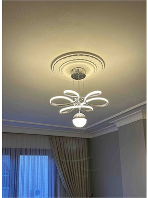 Üç Renk Mod Işık Ledli Krom Kelebet Toplu Lüks Sarkıt Salon, Oturma Oddası , Yatak Odası Avizesi