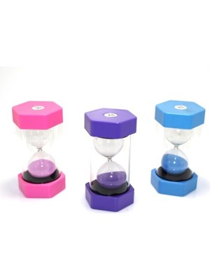 Büro Ev Ofis Dekoru Için 15DK Süreli Hediyelik Renkli Kum Saati