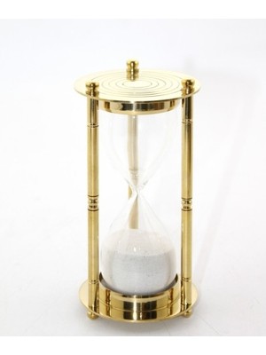 Büro Ev Ofis Dekoru Için Pirinç Kum Saati