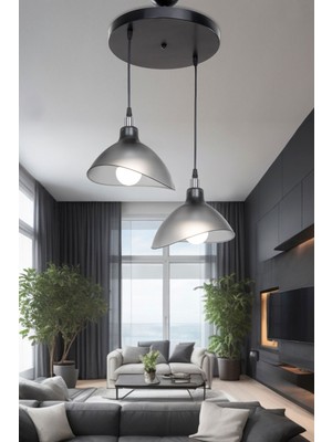 Teknotrust Füme Sarkıt Avize Yatak Odası Salon Mutfak Koridor Lamba