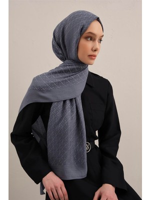 Armine Lyocell Naia Üçgen Monogram Şal 5 26