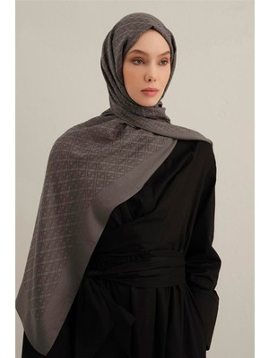 Armine Lyocell Naia Üçgen Monogram Şal 5 18