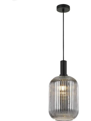 Teknotrust Rustik Füme Avize 15 cm  Spor Tekli Avize Cafe Salon Koridor Yatak Odası