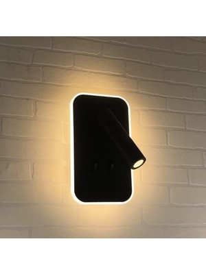 Tuvalu Ev-Yatak-Oturma-Çalışma-Okuma Odası Aydınlatma Iki Anahtarı ile LED Duvar Lamba 13 Wa