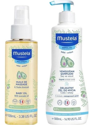 Mustela Bebek Masaj Yağı 100 ml - Gentle Gel 500 ml
