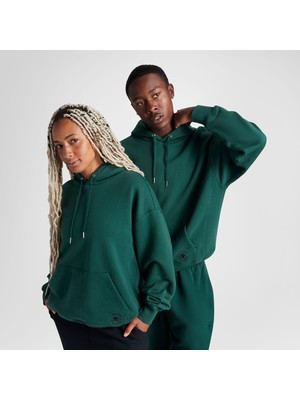 Converse Classic Unisex Loose Fit Yeşil Hoodie