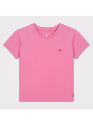 Converse Slim Fit Kadın Pembe T-Shirt