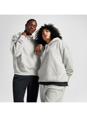 Converse Loose Fit Unisex Gri Hoodie