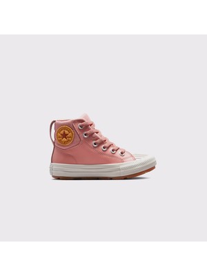 Converse Chuck Taylor All Star Berkshire Çocuk Pembe Deri Bot Erkek Çocuk İçin Konforlu Tasarım