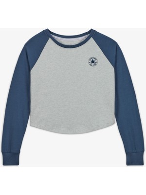 Converse Classic Kadın Gri T-Shirt