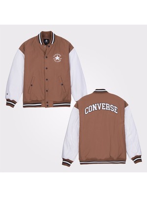 Converse Classic Erkek Kahverengi Bomber Ceket