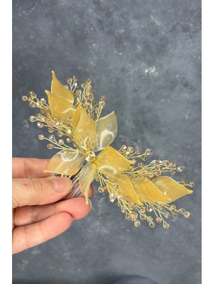 Sedefli Özün Taraklı Gelin Saç Aksesuarı Zarif ve Şık Tasarım