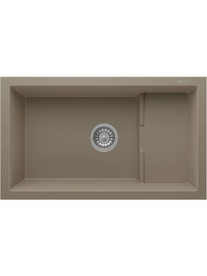 Real Stone P017 Cappucino Granit Mutfak Eviyesi 77X46