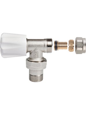 Tds 1/2 Pex Köşe Radyatör Vanası