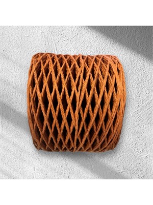 Ozn Aksesuar Kağıt Ip Çanta, Şapka, Dıy Yapımı (100GR) G31 Kiremit