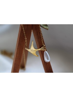 Aşık Posta Güvercini Çelik Kolye