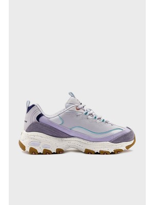 Skechers D'lites Logolu Süet Detaylı Kalın Taban Sneaker Ayakkabı Bayan Ayakkabı 149589 Lvmt