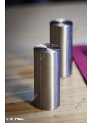 Reyo 2'li Paslanmaz Çelik Tuzluk ve Karabiberlik Seti | 304 Kalite Ikili Tuzluk Biberlik Seti