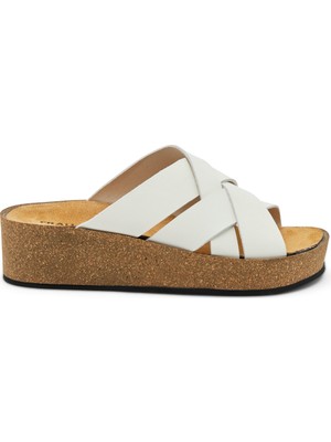 Kadın Terlik 60M0 Frau London-S Off White