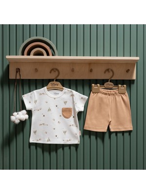 Tiffany Baby Happy Lambs Organik Theme Şort Takım 33104