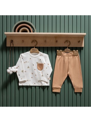 Tiffany Baby Happy Lambs Organik Theme 2'li Takım 33012