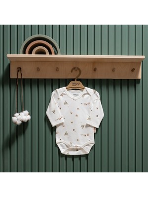 Tiffany Baby Happy Lambs Organik Theme Uzun Kol Body 33011