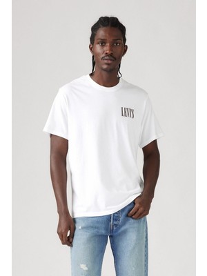 Levi's Erkek Regular Fit Bisiklet Yaka Kısa Kollu Örme Kumaş Logo Baskılı T-Shirt 25YA2082-0262