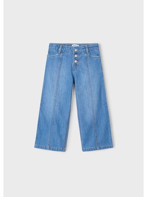 Mayoral Kız Çocuk Kargo Kot Pantolon - Mayoral - Mavi - 10 Yaş - 3558-MAVİ-10 Yaş