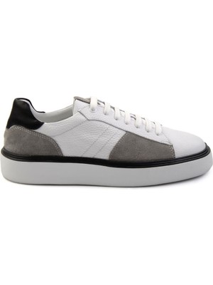 Beyaz Leather Erkek Sneaker E01087114540