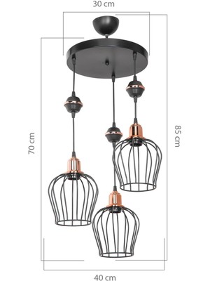 Akses Cemre 3 Lü Lena Salon Mutfak Yatak Odası Yemek Odası Antre Hol Avize