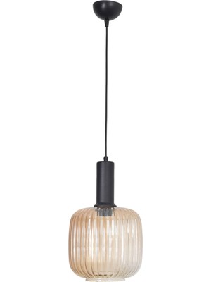 Mark Modern Tasarım Salon Mutfak Yatak Odası Cafe Camlı Tekli Avize